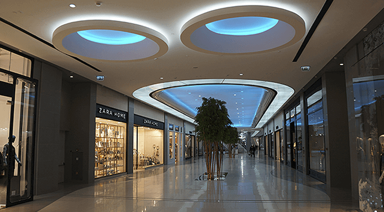 Проектирование освещения ТРК OZ Mall